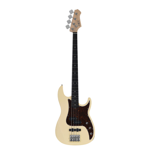 Hex RB100R S/VC Electric Bass Guitar - Vintage Cream