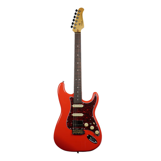 SQOE SEST1000 HSS Electric Guitar Hardcase with kit