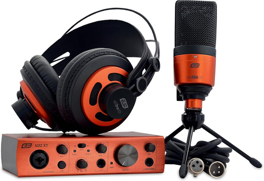 U22 XT cosMik Set: All-In-One Recording Bundle with Interface, Mic, Headphones, and Software
