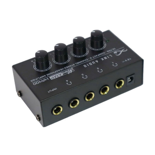HA400 Ultra Compact 4-Channel Stereo Headphone Amplifier
