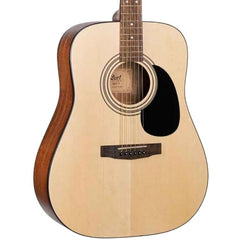 Cort Dreadnought Acoustic Guitar, Spruce Top, Mahogany Back & Sides, Merbau Fingerboard, Open Pore Finish AD300 OP Visit the Cort Store