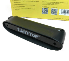 Easttop  ET-12 Chromatic Harmonica, Mouth Organ 12 Holes, Key of C, Professional Grade, Black