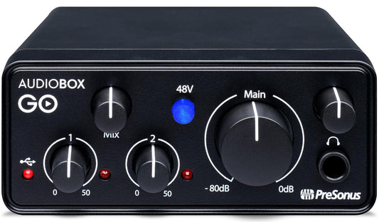Presonus Audiobox Go Audio Interface With 2x2 usb-c