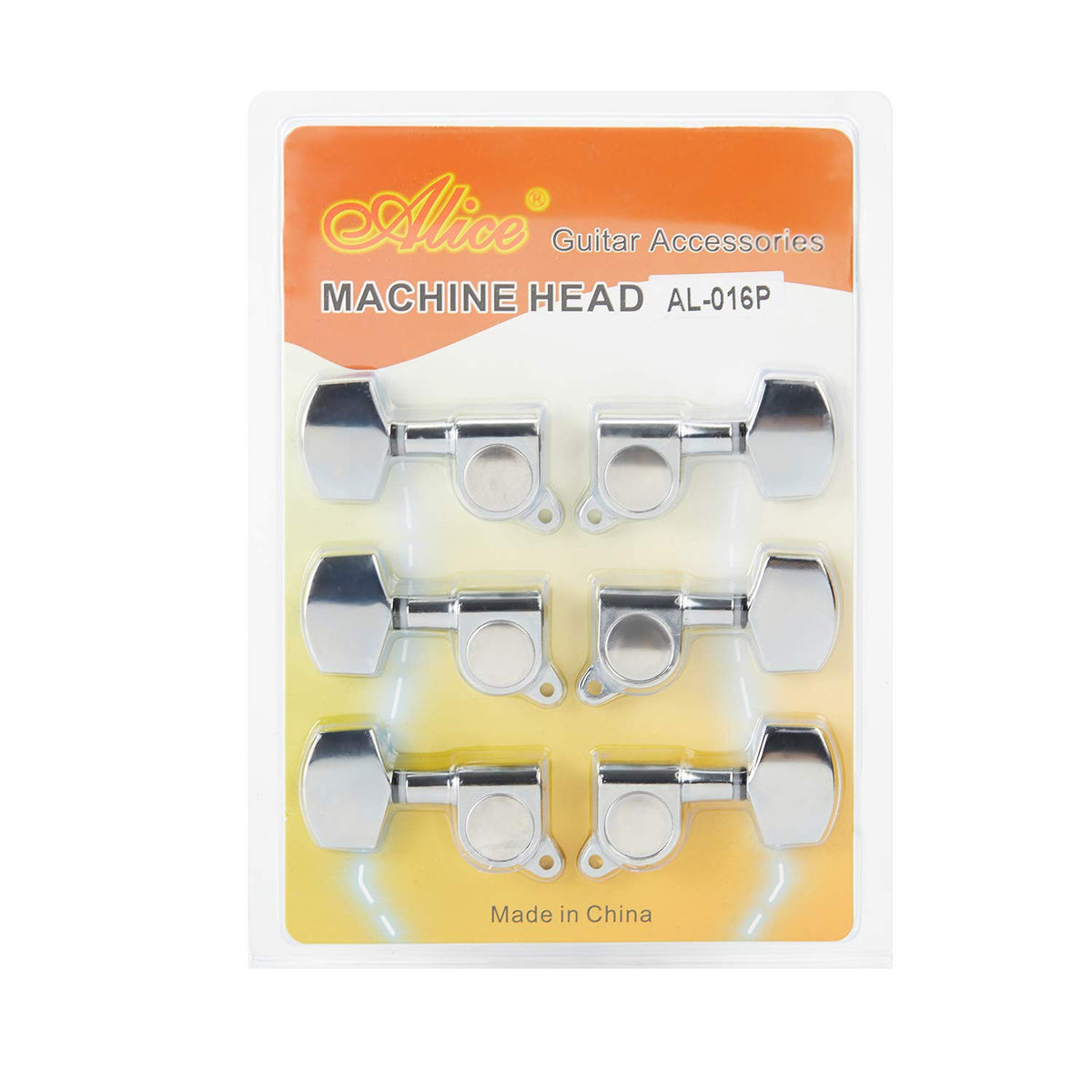 Alice Guitar Tuning Pegs Chrome-Plated 6 pieces Al-016P