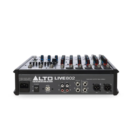 Alto Professional Live 802 | 8-Channel / 2-Bus Mixer With 5 XLR Inputs