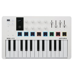 Arturia MiniLab 3 Midi Controller, 25 Slim-Key USB-C