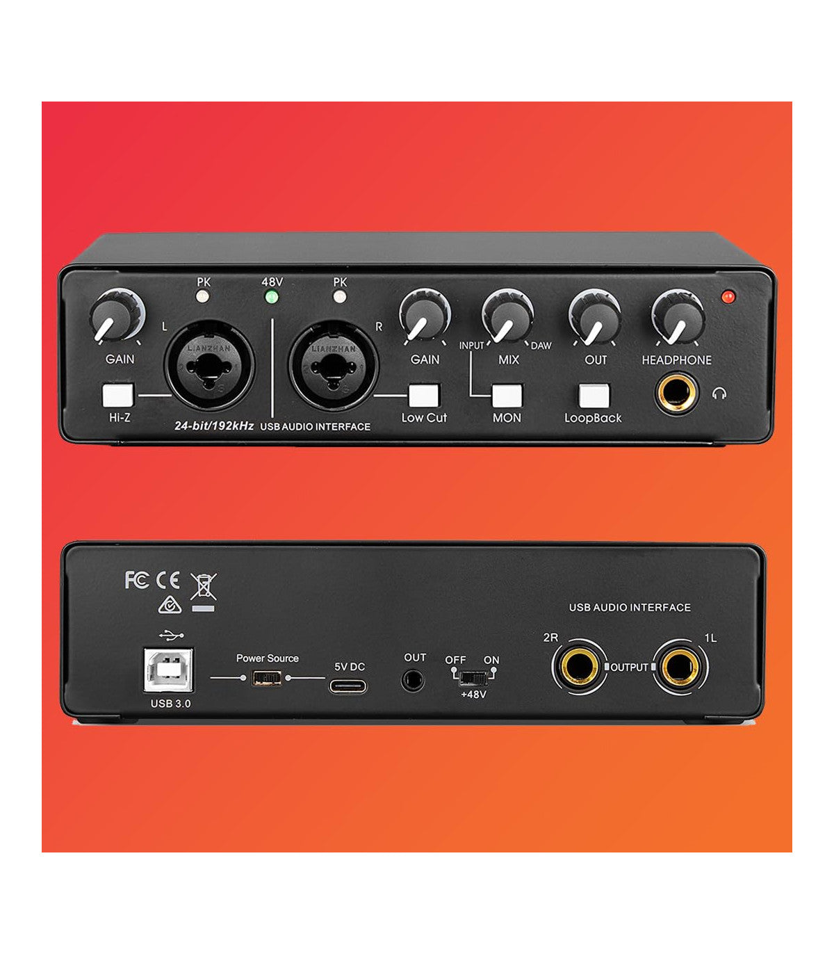 Audio Array AI-04 2x2 Audio Interface – Beats The Musical Instrument Store