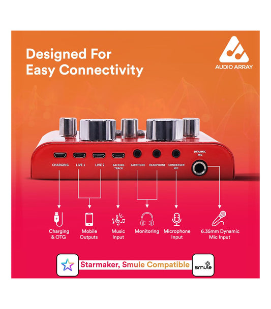 Audio Array AI-12 USB Bluetooth Soundcard Mixer interface