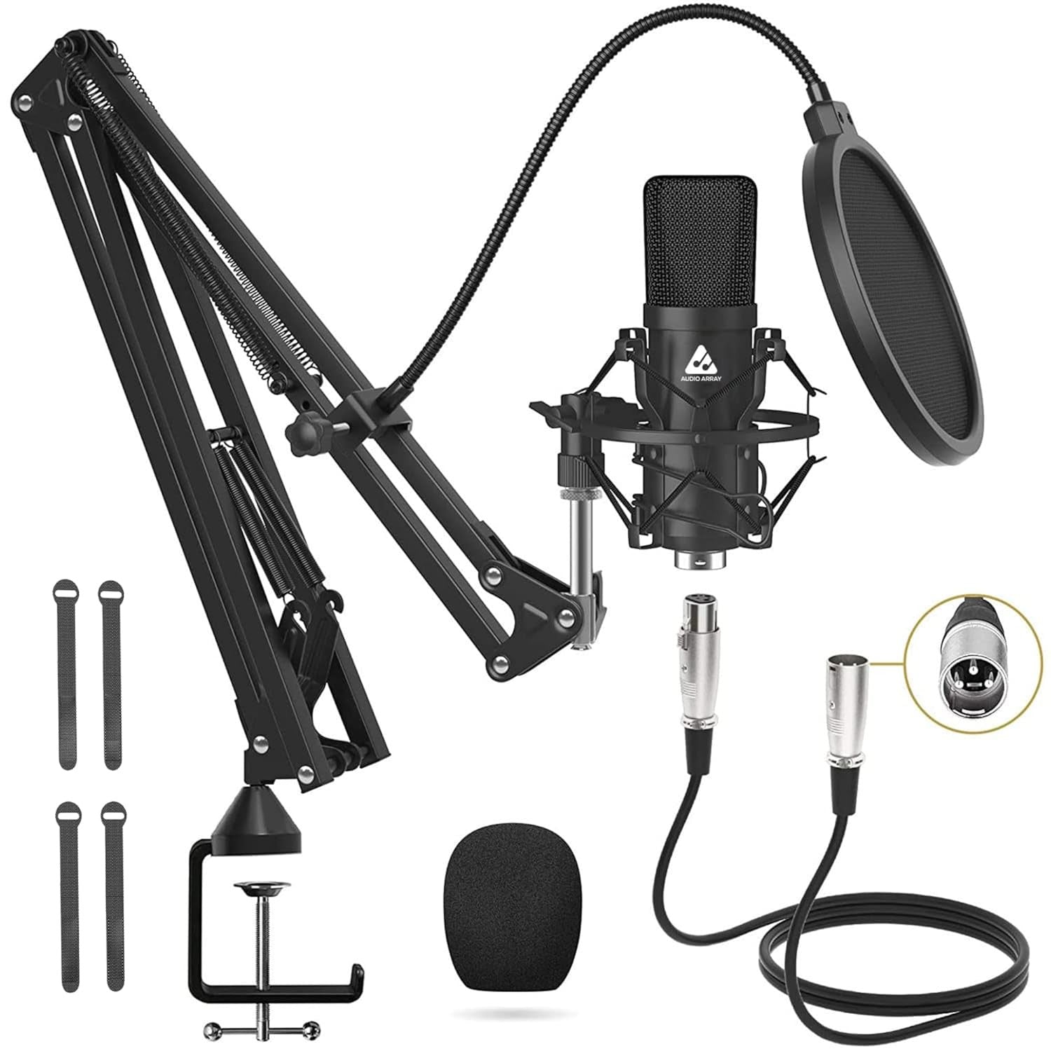 Audio Array AM-C2 XLR Condenser Microphone Kit – Beats The Musical ...