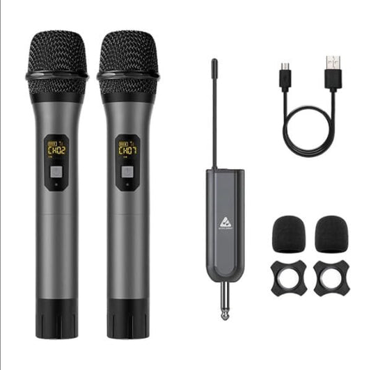 Audio Array AM-W12 UHF Dual Wireless Metal Microphones