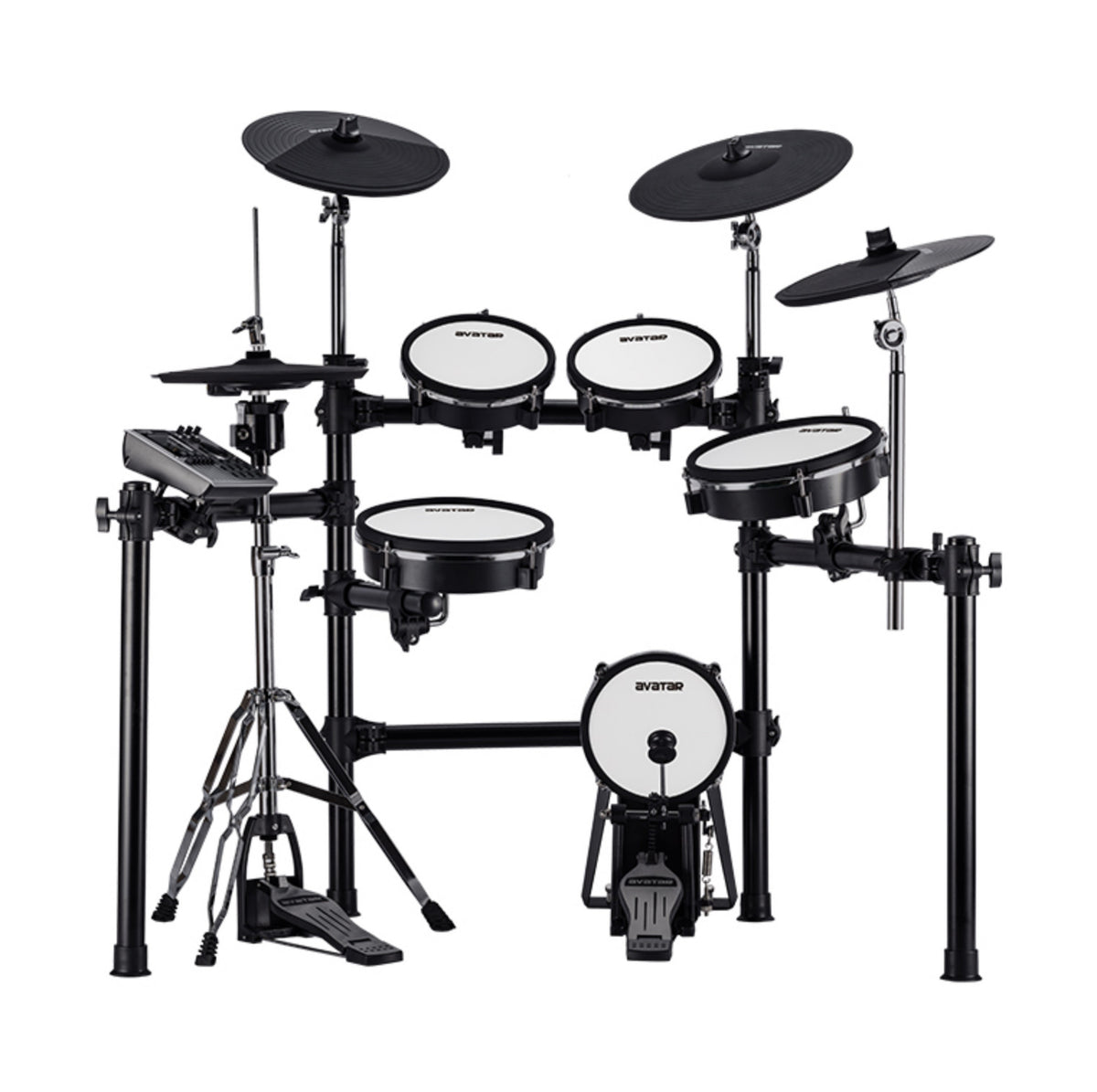 Avatar SD201-3SH Digital Drum Kit with Mesh Heads and Drum Throne