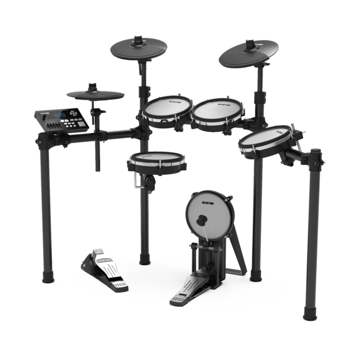 Avatar SD61-6 Digital Drum Kit with Mesh Heads and Drum Throne