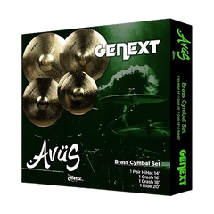 Avus Genext Brass Cymbal Set – 5Pack