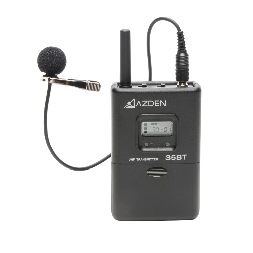 Azden 35BT Belt-Pack Transmitter with Lavalier Mic