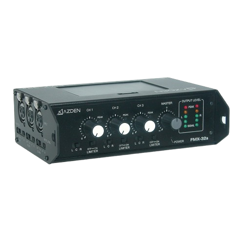Azden FMX-32a – 3 Channel Portable Mixer