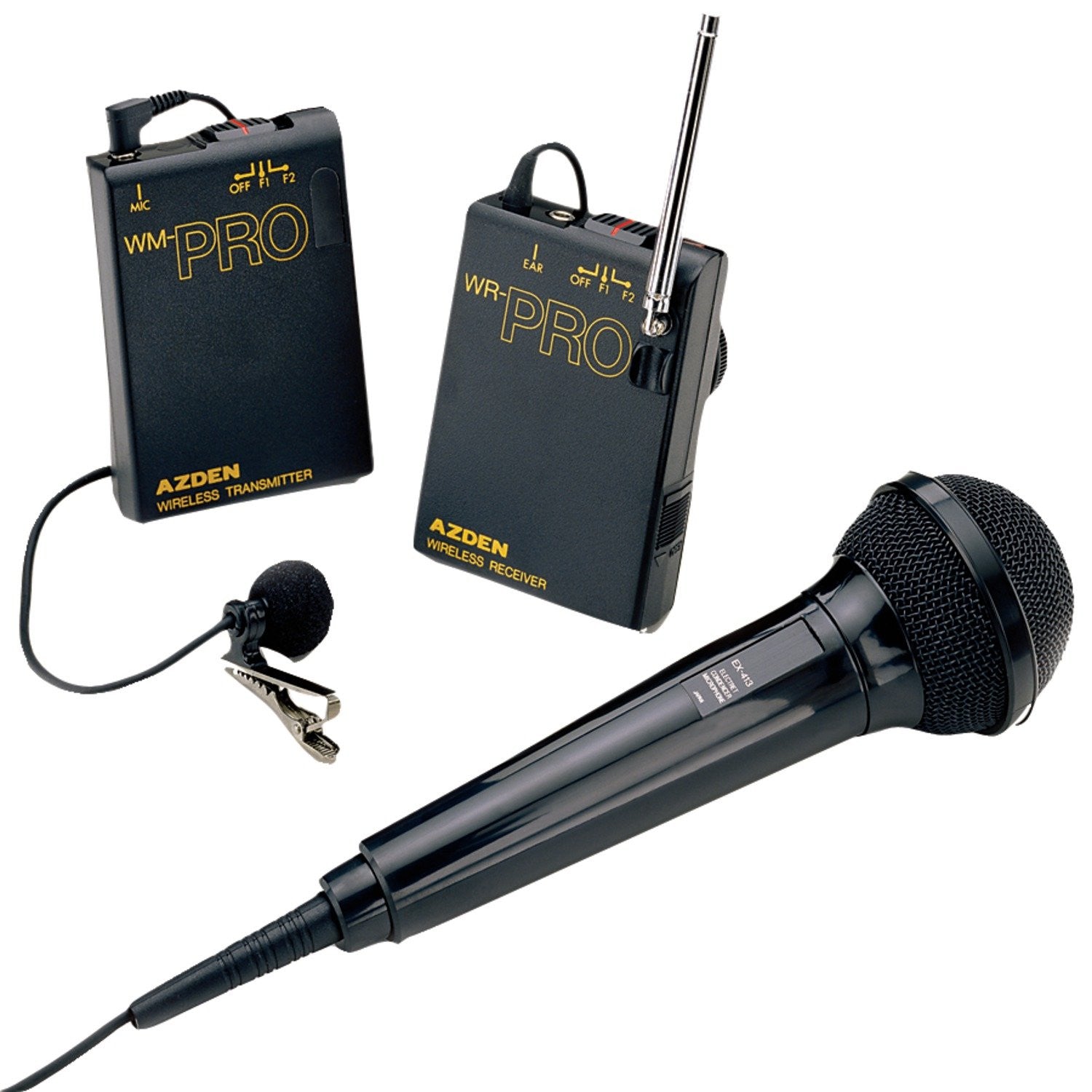 Azden WMS-PRO Wireless Microphone System – Beats The Musical Instrument ...