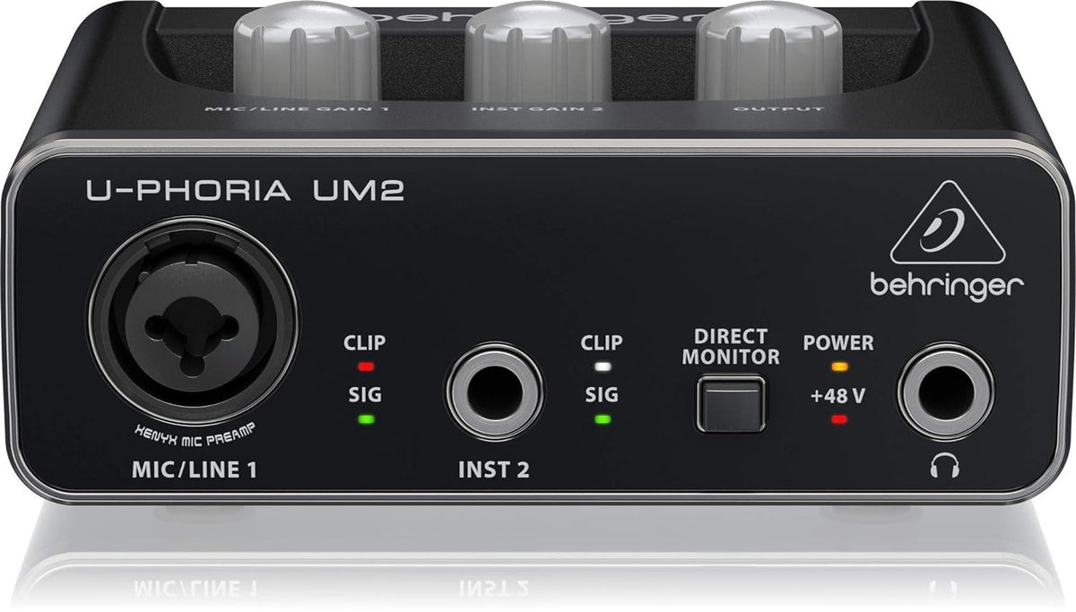 Behringer U-PHORIA UM2 2 x 2 Audio interfacce with USB 2.0