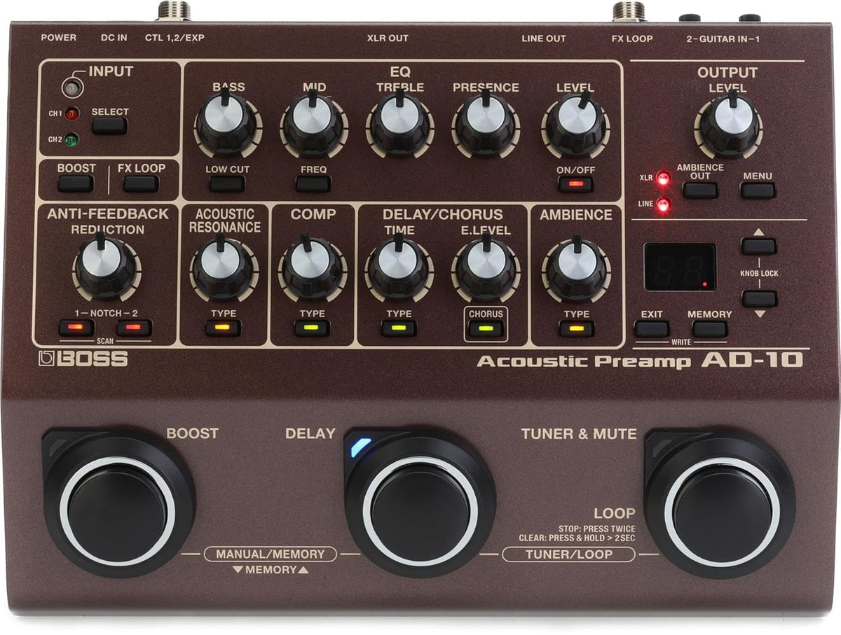 Boss AD-10 Acoustic Guitar Preamp
