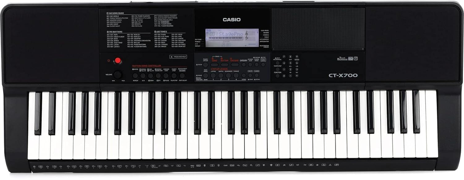 Casio CTX700 61-Key Touch Sensitive Portable Keyboard