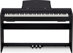 Casio PX-770BK Privia 88-Key Digital Piano with adaptor, music  stand, piano stand