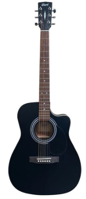 CORT ACOUSTIC GUITAR AF500C BKS