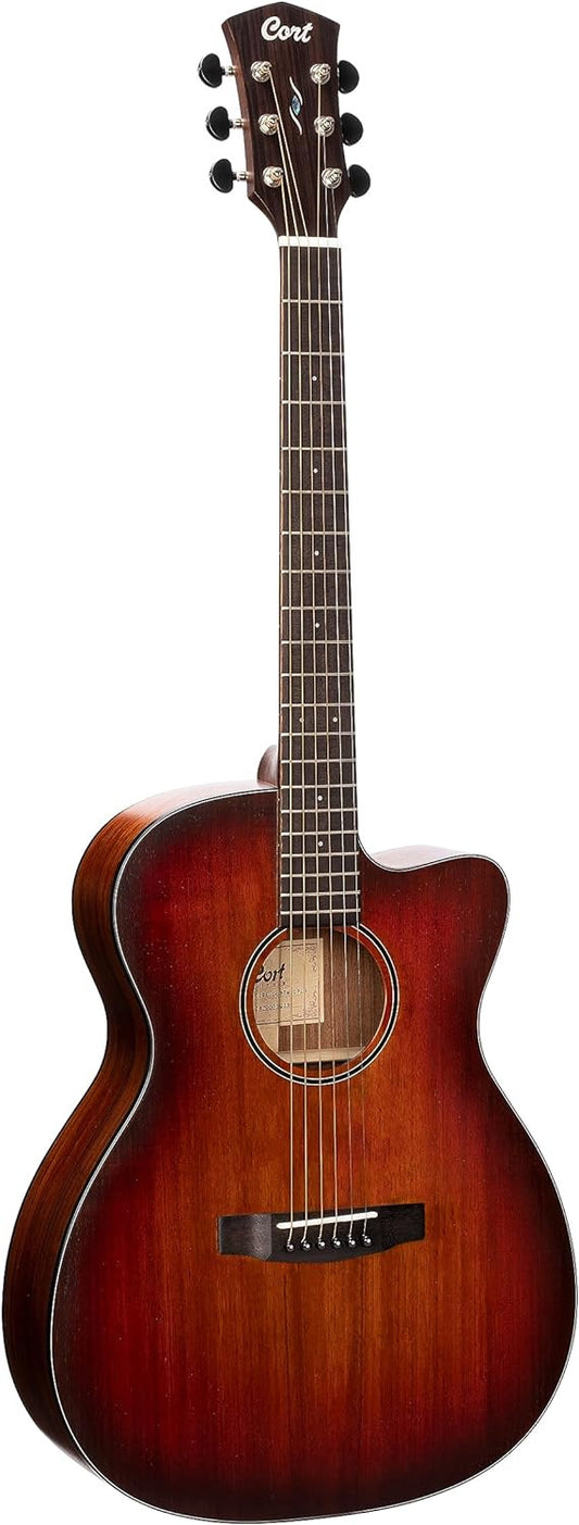 Cort Core-OC ABW Electro-Acoustic Guitar - Open Pore Light Burst