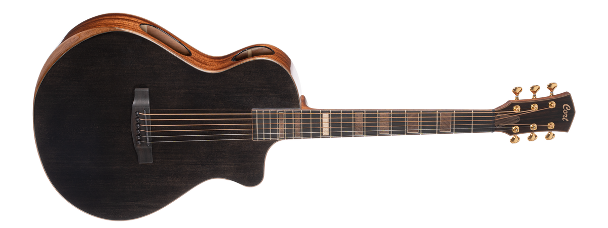 CORT ELECTRIC ACOUSTIC GUITAR MODERN BLACK TBK