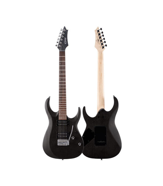 Cort Electric Guitar X100 Open Pore Black Lefty