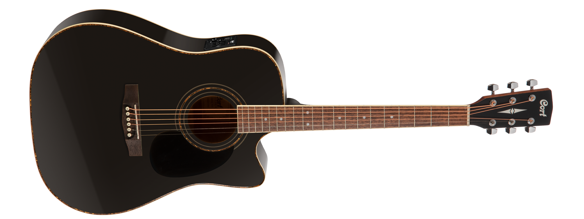 CORT ELECTRO-ACOUOSTIC GUITAR AD880CE BK