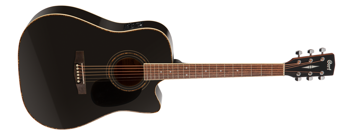 CORT ELECTRO-ACOUOSTIC GUITAR AD880CE BK