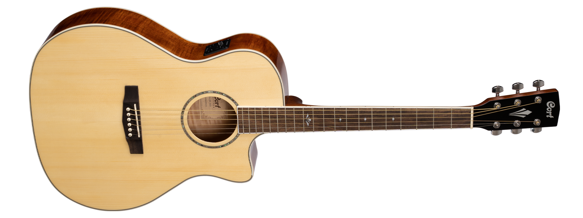 CORT ELECTRO-ACOUSTIC GUITAR GA-FF NAT