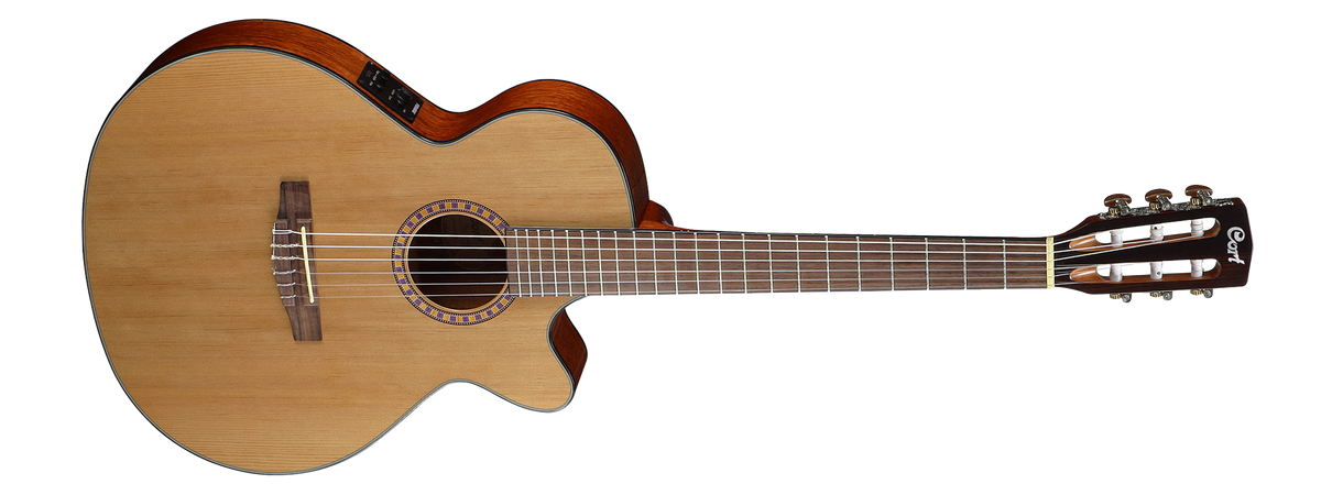 CORT SEMI-ACOUSTIC CLASSICAL GUITAR CEC5 NAT