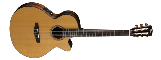 CORT SEMI-ACOUSTIC CLASSICAL GUITAR CEC7 NAT