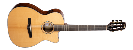 CORT SEMI-ACOUSTIC CLASSICAL GUITAR GOLD-OC8 NAT-Nylon