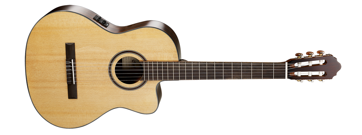 CORT SEMI-ACOUSTIC CLASSICAL GUITAR AC160CF NAT