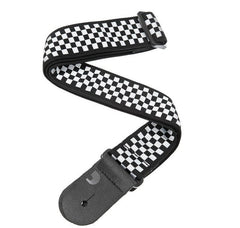 D'Addario 50C02, West Coast Guitar Strap Collection Check Mate
