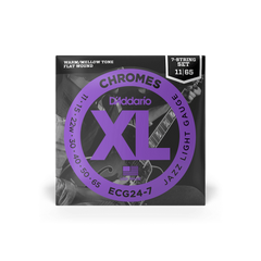 D'Addario ECG24-7 11-65 Jazz Light 7-String Electric Guitar Strings