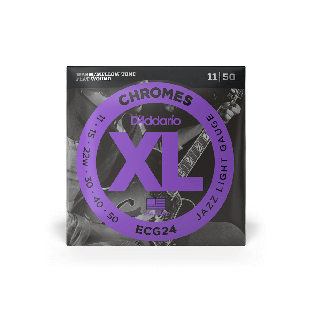 D'addario ECG24 Jazz Light Electric Guitar Strings - 11-50