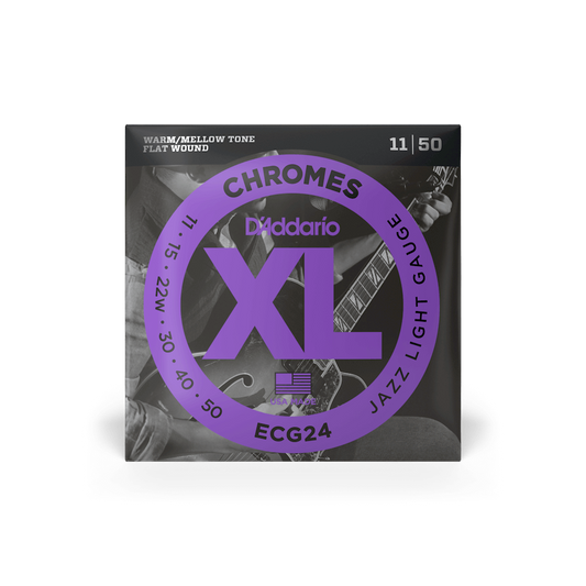 D'addario ECG24 Jazz Light Electric Guitar Strings - 11-50