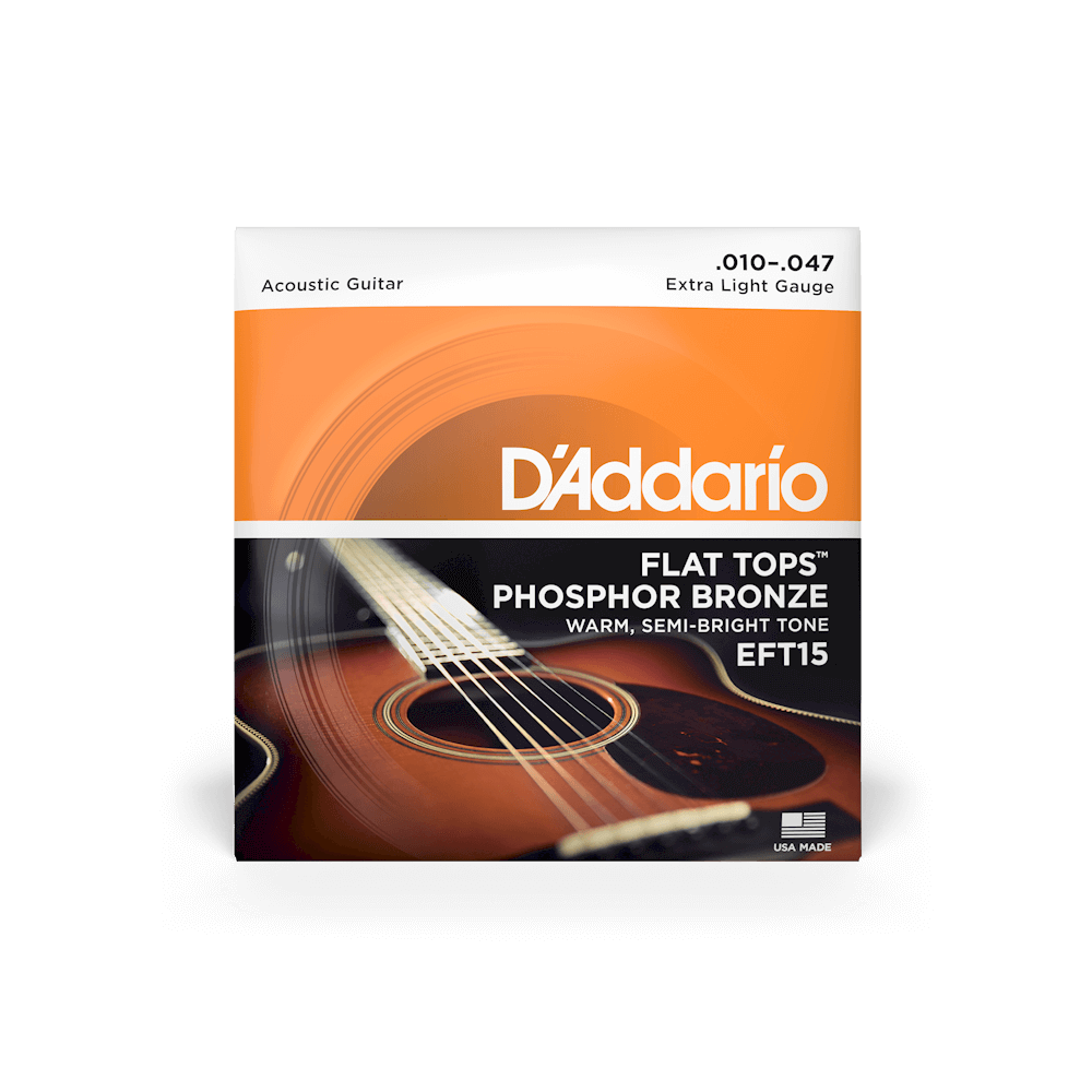D'Addario EFT15 10-47 Extra Light Acoustic Guitar Strings