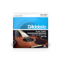 D'Addario EFT16 12-53 Regular Light Acoustic Guitar Strings