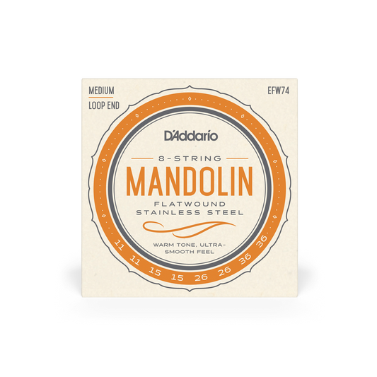 D'Addario EFW74 11-36 Medium Mandolin String Set