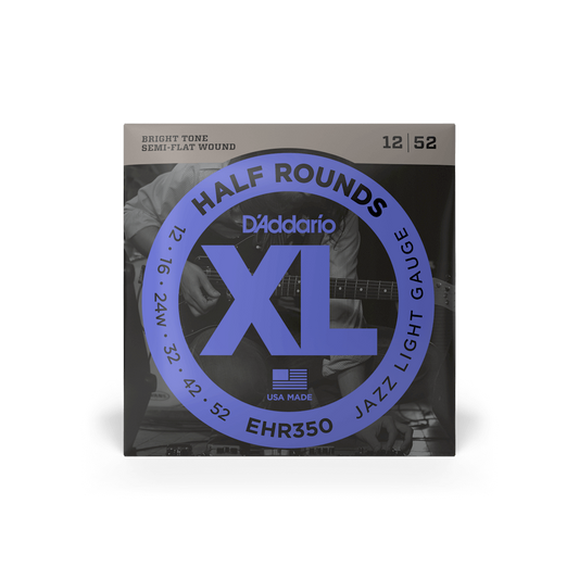 D'Addario EHR350 12-52 Jazz Light Electric Guitar Strings