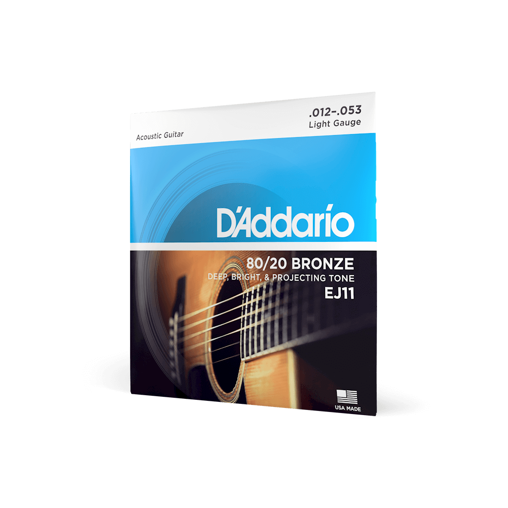 D'addario EJ11 12-53 Regular Light Acoustic Guitar Strings