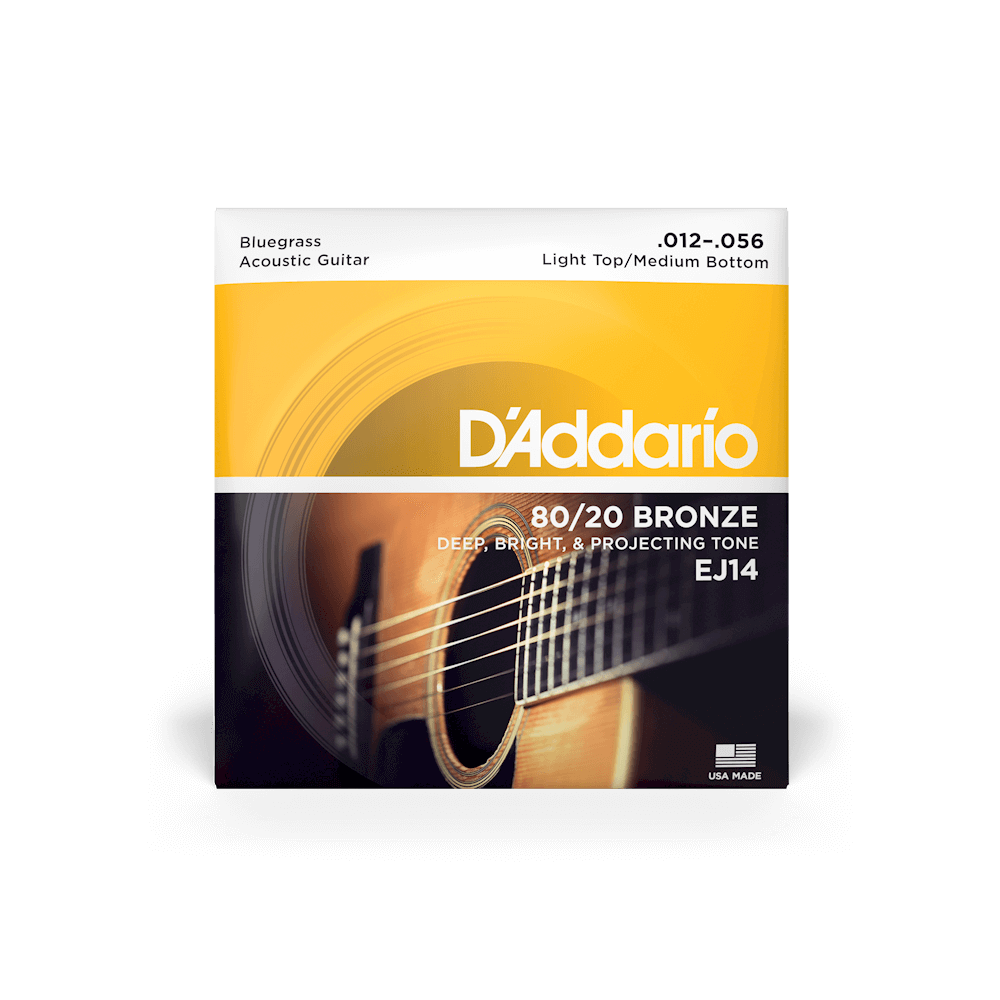 D'Addario EJ14 12-56 Light Top/Medium Bottom Acoustic Guitar Strings