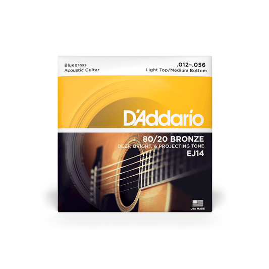 D'Addario EJ14 12-56 Light Top/Medium Bottom Acoustic Guitar Strings