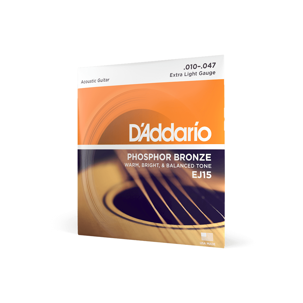 D'addario EJ15 10-47 Extra Light Acoustic Guitar Strings