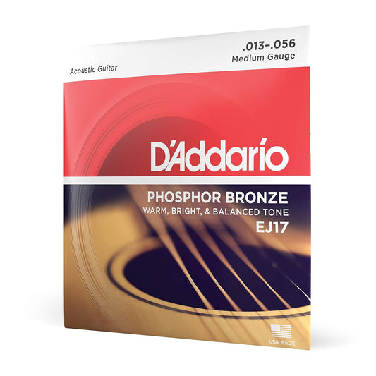 D'Addario EJ17 13-56 Medium Acoustic Guitar Strings