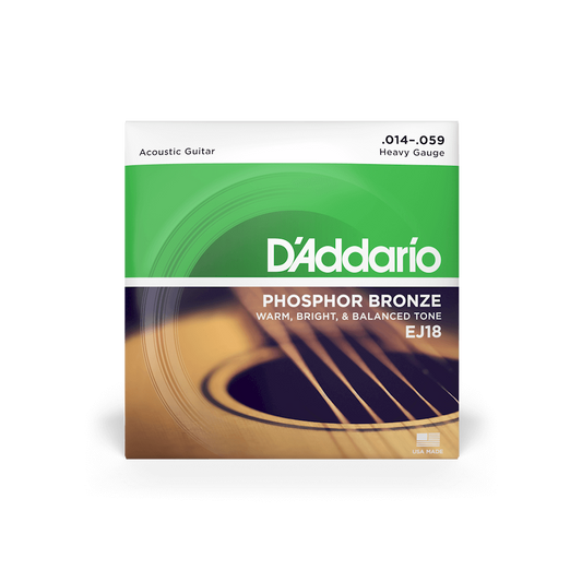 D'Addario EJ18 14-59 Heavy Acoustic Guitar Strings