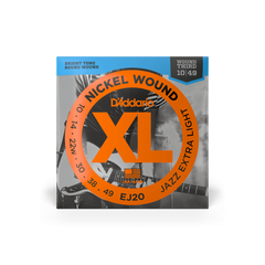 D'Addario EJ20 10-49 Jazz Extra Light Electric Guitar Strings